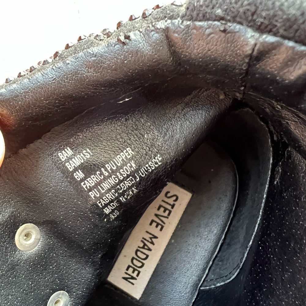 Steve Madden Sparkly Booties Size 6 - image 5